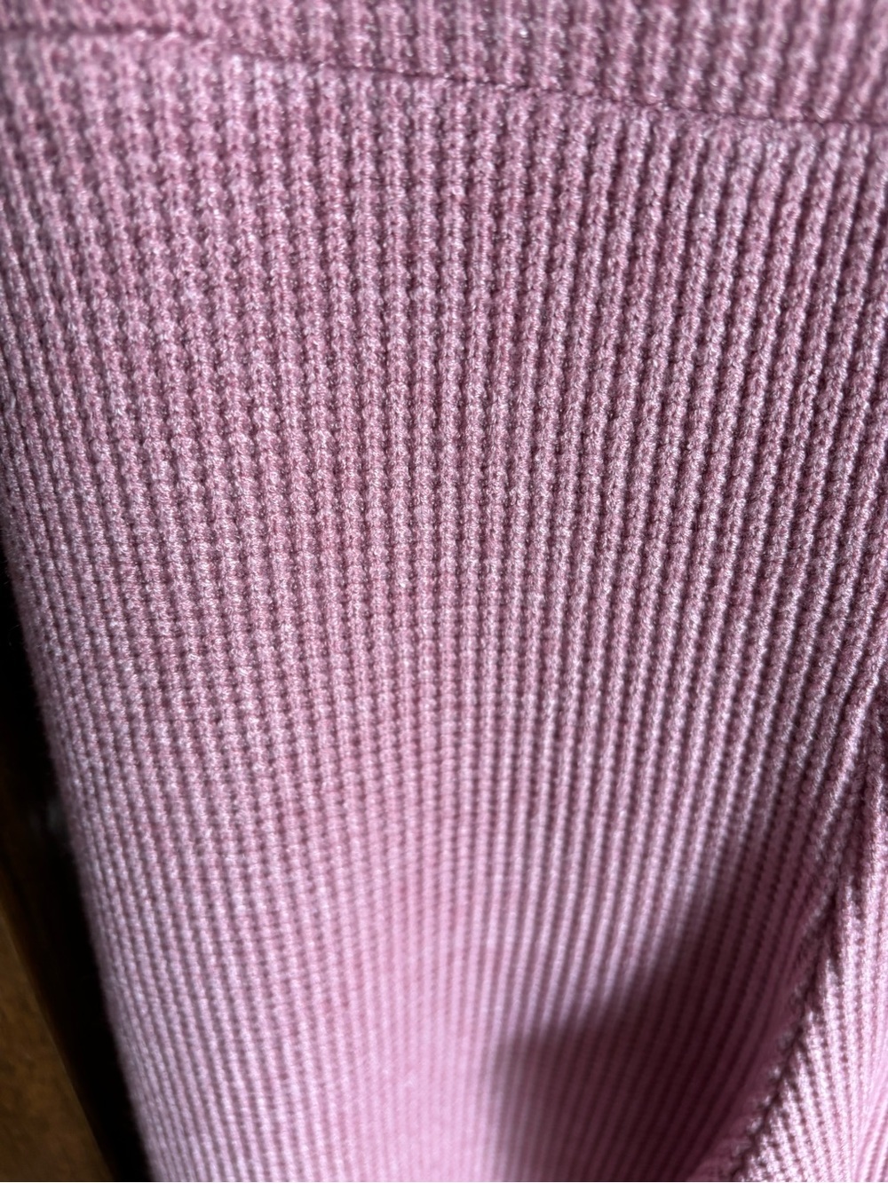 Zenana Sweater Boxy Top & Long Pants Set Ribbed Knit Wide-Leg Rose. Small - Picture 7 of 12